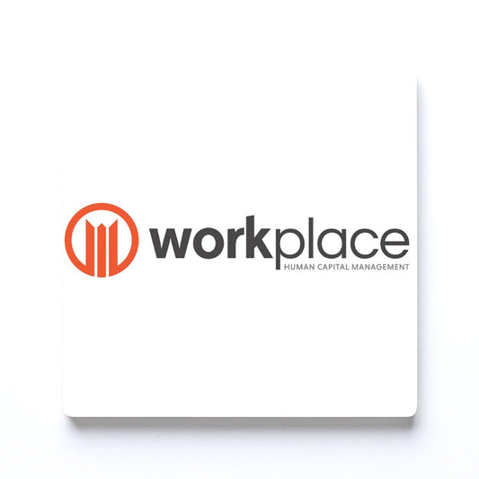 Workplace Hcm Logo| Absorbent Coasters | Eaches | Min 6