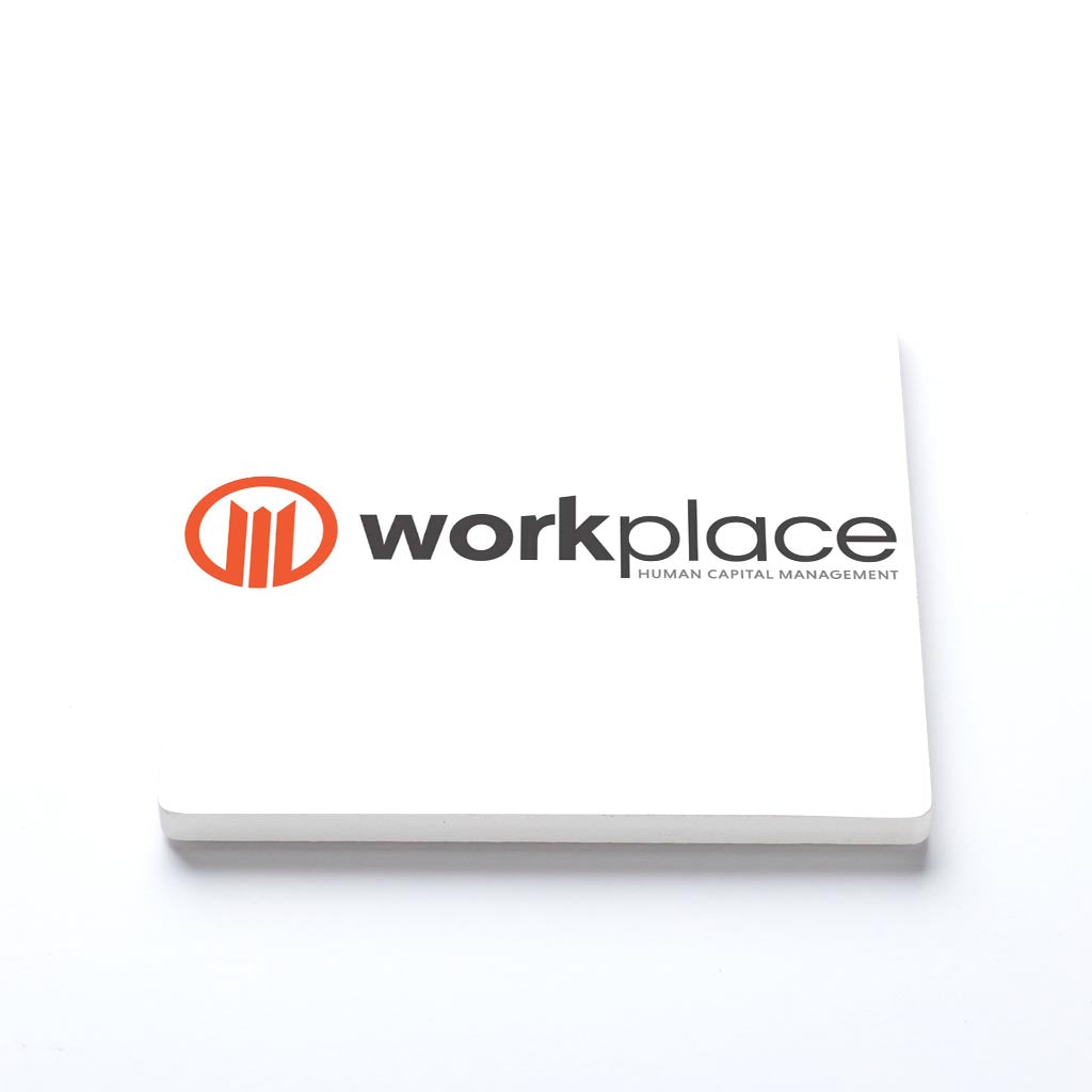 Workplace Hcm Logo| Absorbent Coasters | Eaches | Min 6
