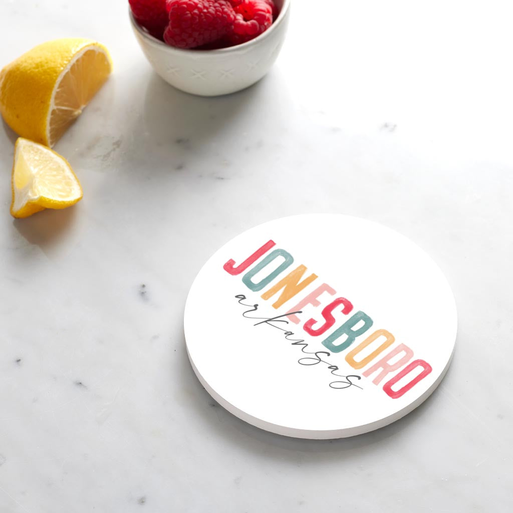 Clairmont Co Local Watercolor City | Absorbent Coasters | Eaches | Min 6