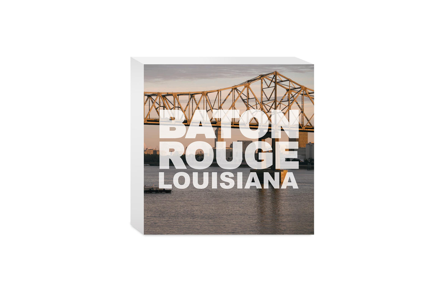 Baton Rouge Louisiana Photo | Wood Block | Eaches | Min 4