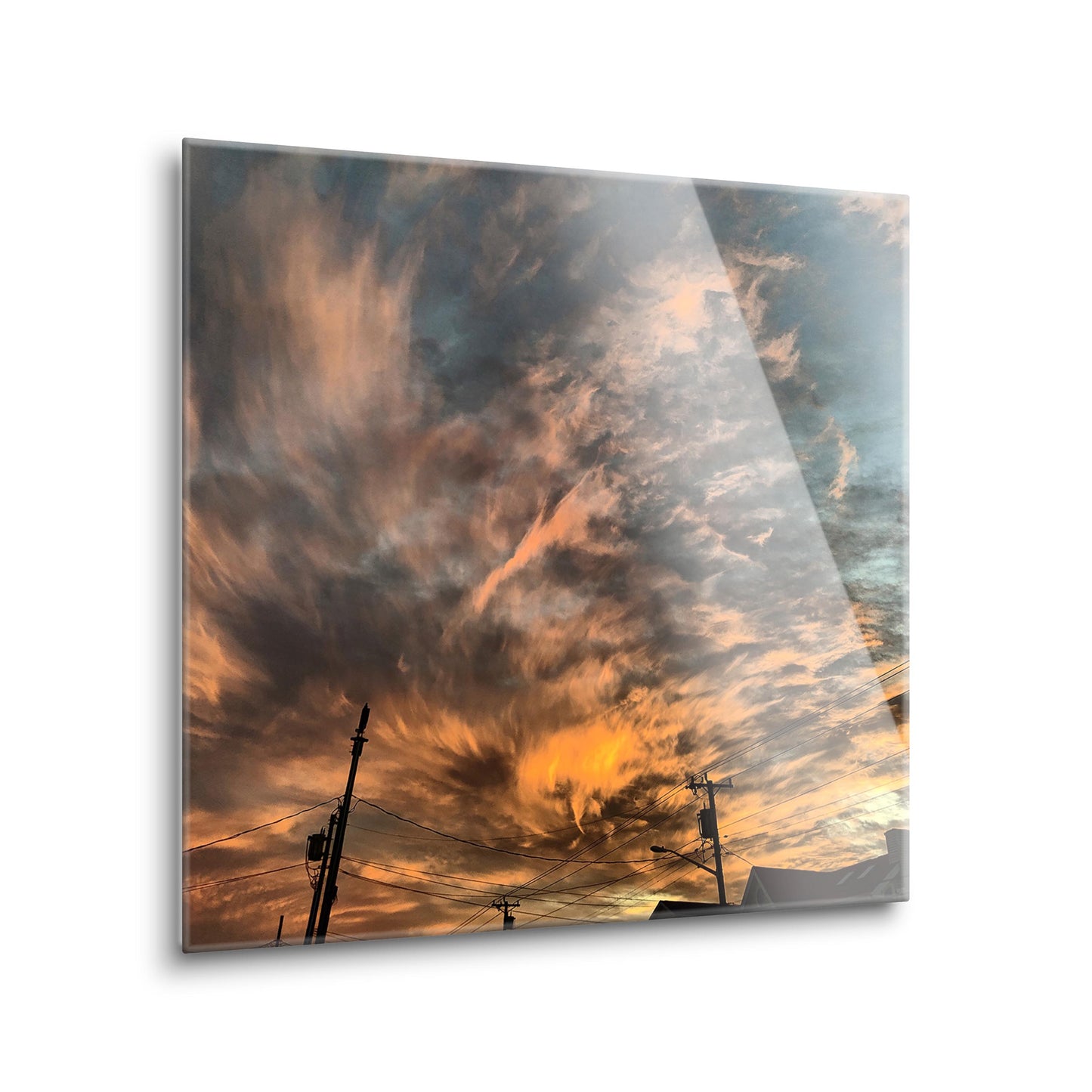 Monokian Ocean City Sky | Hi-Def Glass Art | Eaches | Min 2