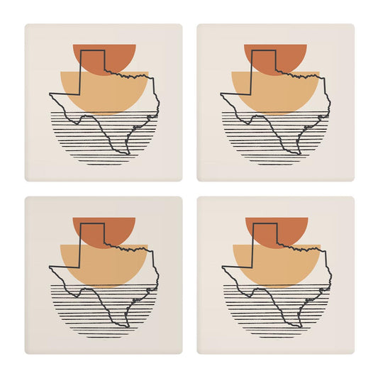 Vintage Groove Shape Stack Texas