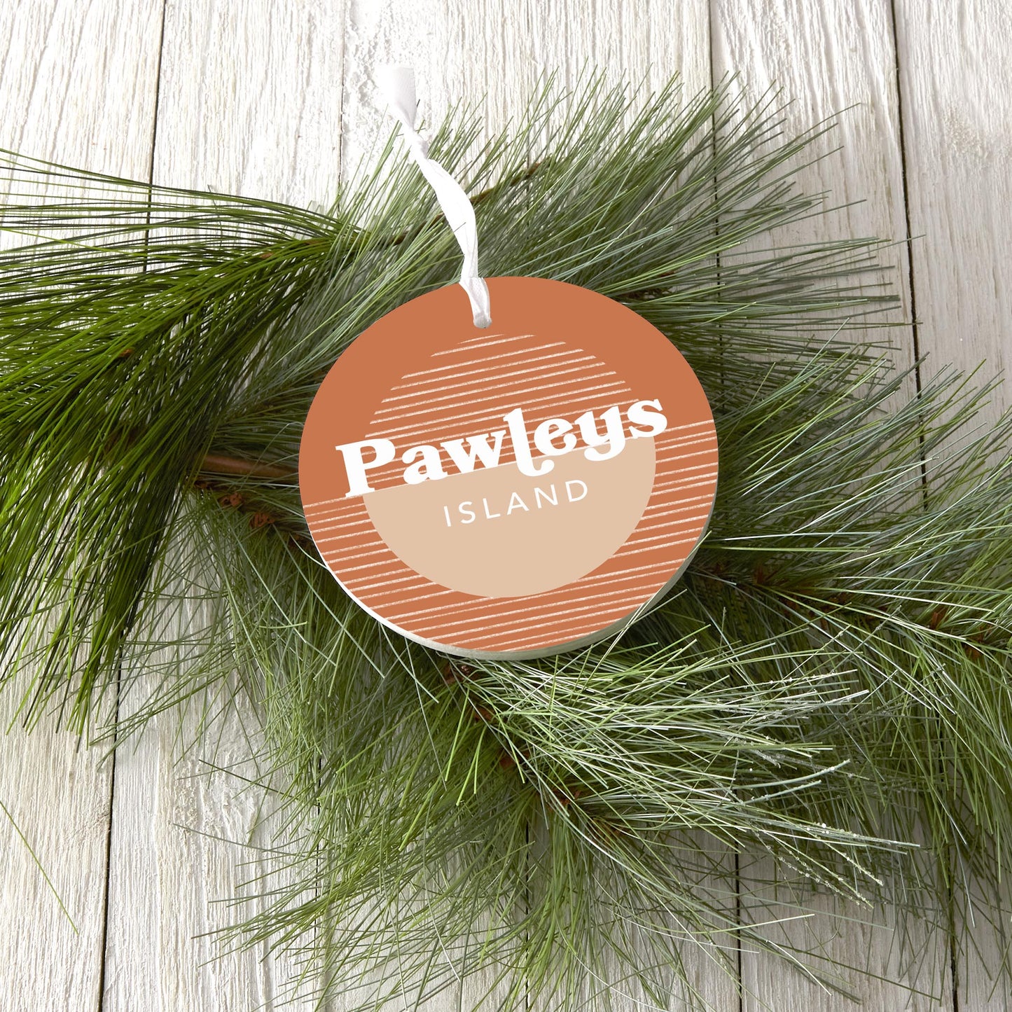 Vintage Groove Half Circle Lines Pawleys Island | 4x4