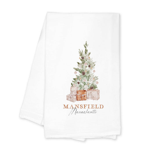 Cotton Tea Towel White Crystal Cottage Mansfield MA