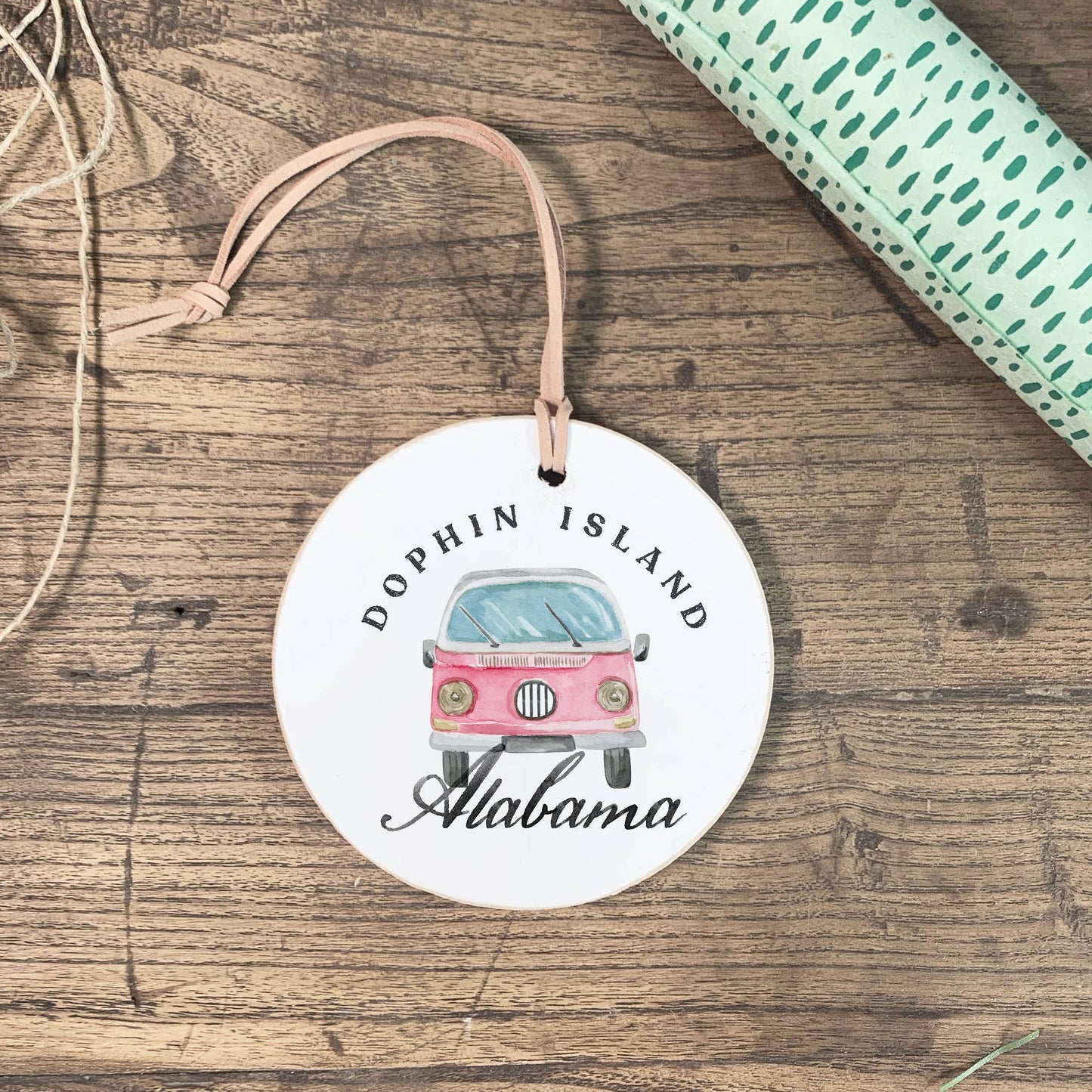Customizable Rustic Wooden Ornaments