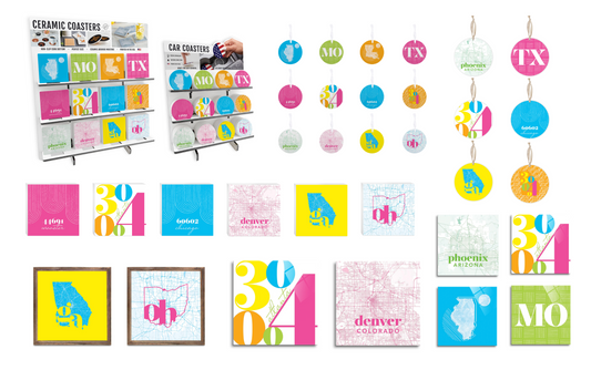 Bright Modern Product Assortment