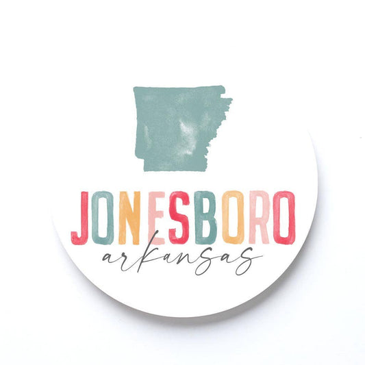 Coasters, Souvenir, Custom Coaster, Watercolor City