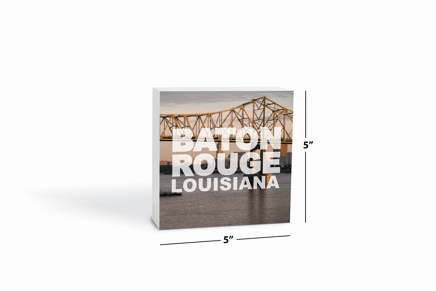 Baton Rouge Louisiana Photo | Wood Block | Eaches | Min 4