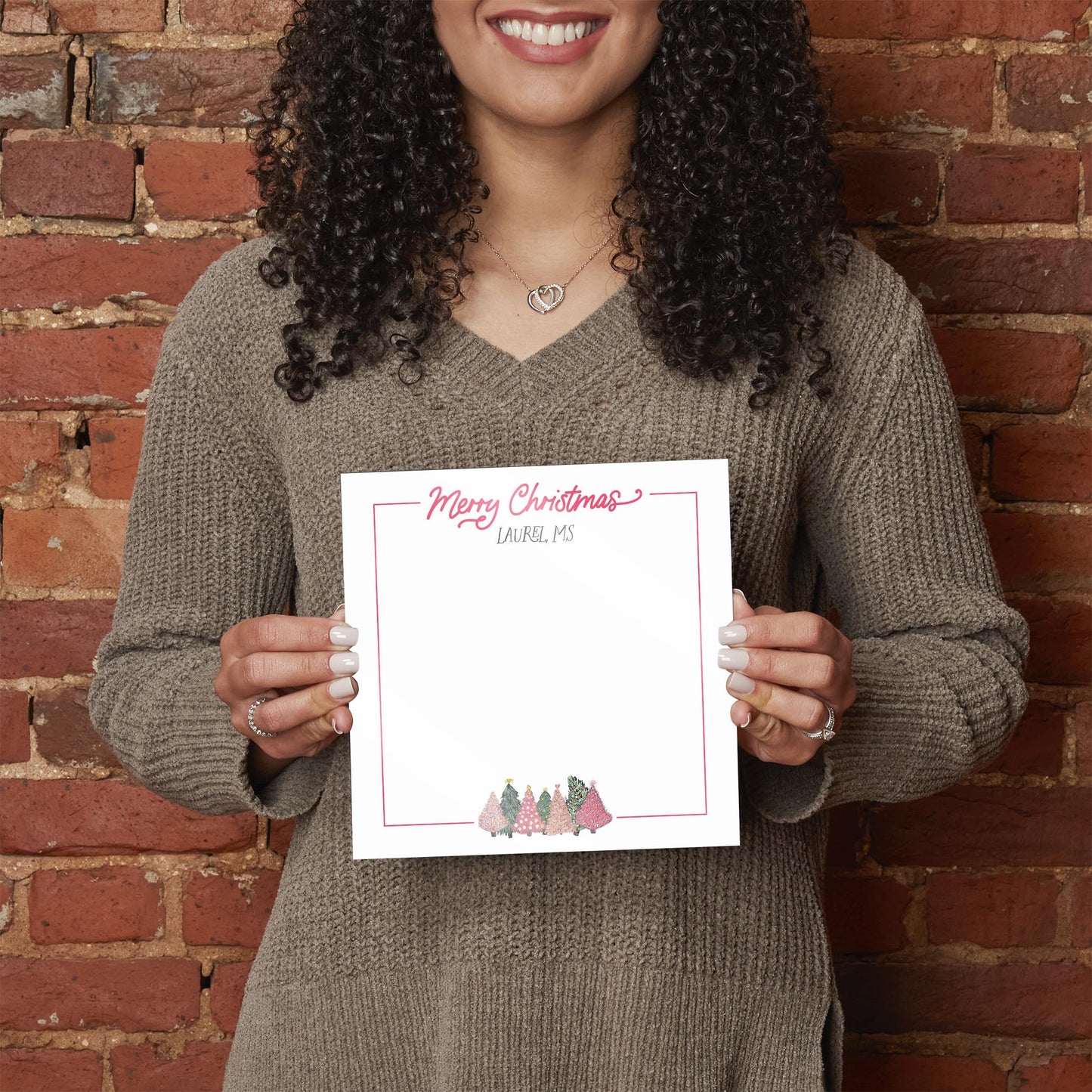 Pink Christmas Trees Notes