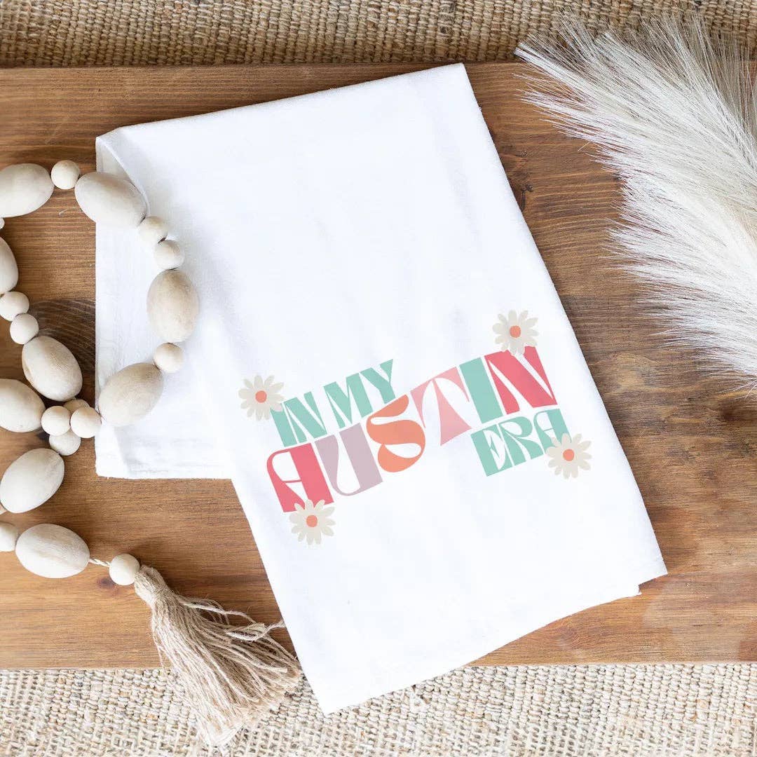 Cotton Tea Towel, Custom Gift, Dorm Decor, Kitchen Towel