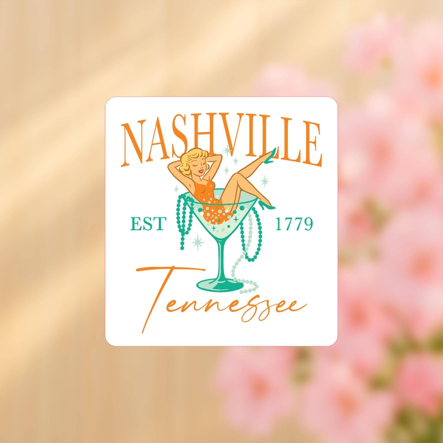 Vinyl Sticker-Love+Local Showgirl