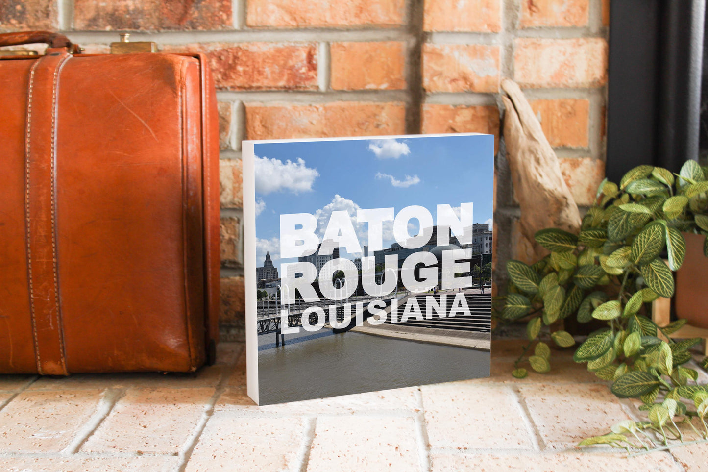 Baton Rouge Louisiana Photo | Wood Block | Eaches | Min 2