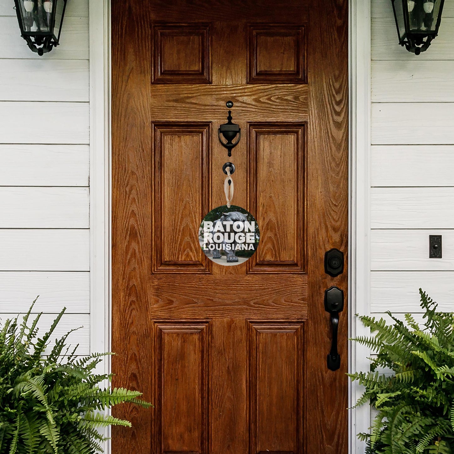 Baton Rouge Louisiana Photo | Wood Ornament | Eaches | Min 1