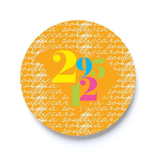 Bright Modern State Script Orange Bennettsville 29512 | 2.65x2.65