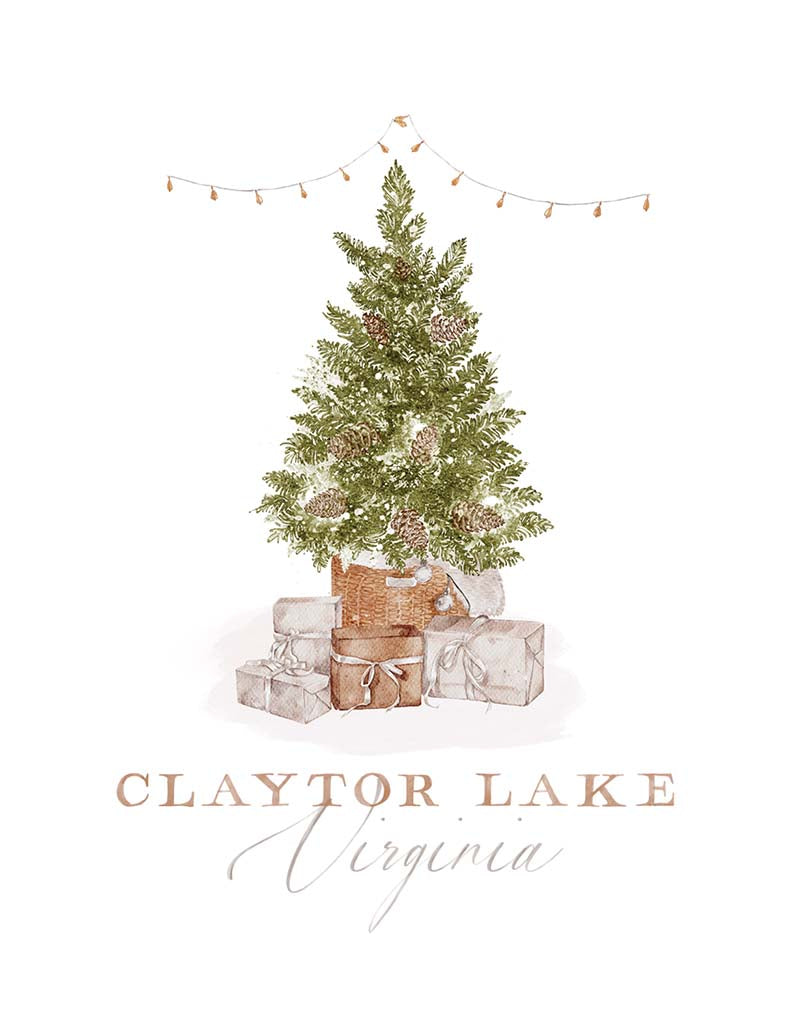 Oval Ornament-Cottage Tree Claytor Lake Virginia -4