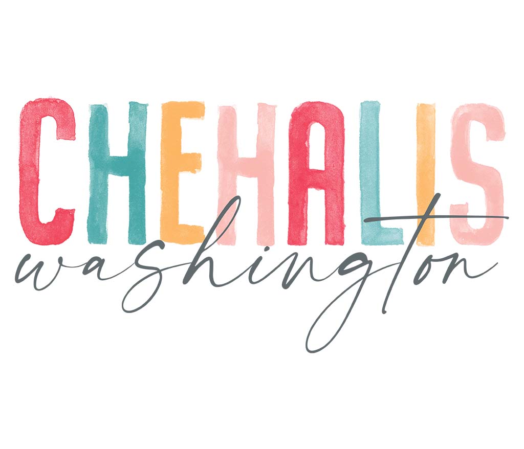 Tote Bag Natural Canvas-Watercolor City Chehalis Washington -4