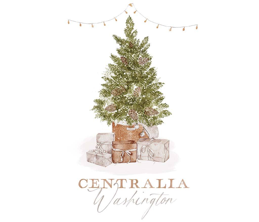 Tote Bag Natural Canvas-Cottage Tree Centralia Washington -4