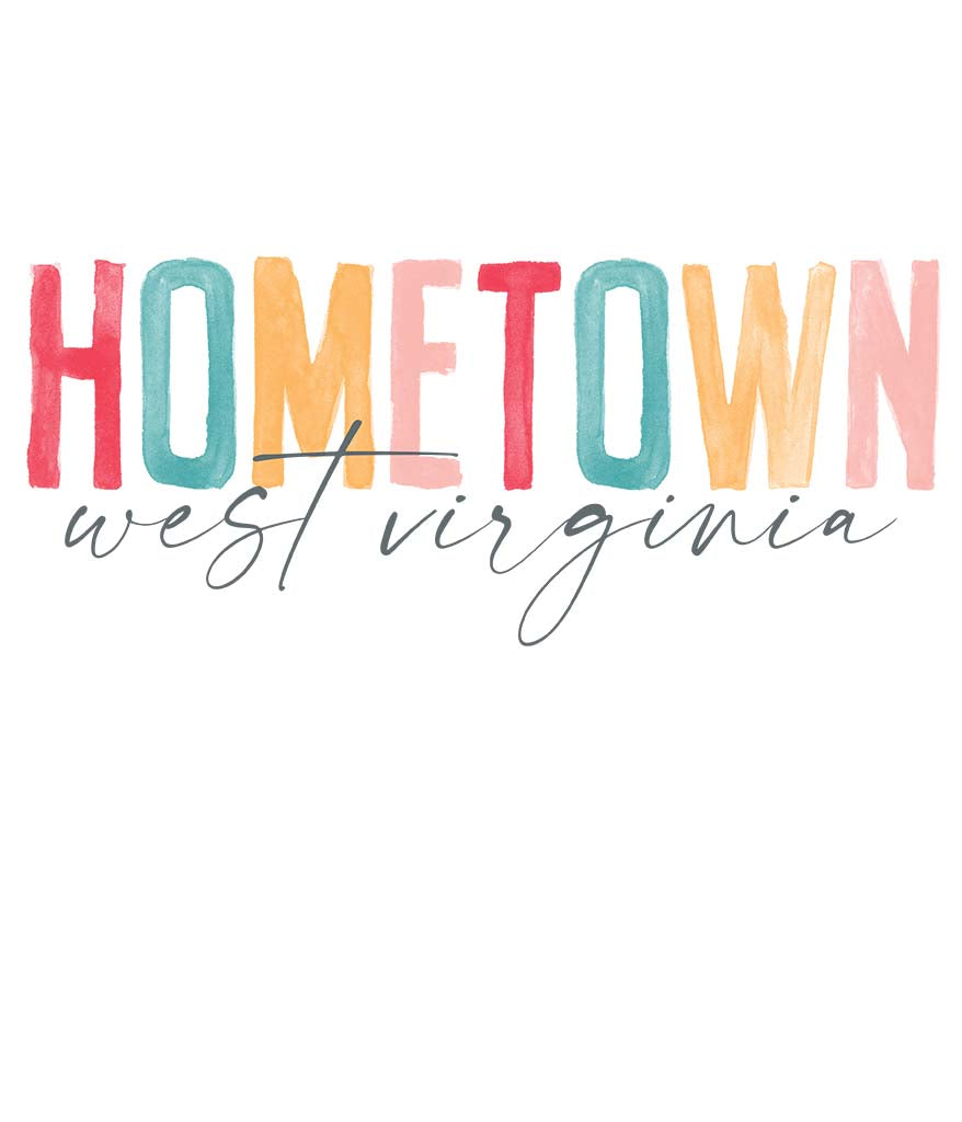 Bella Canvas T-Shirt White-Watercolor City Hometown Laurel -3