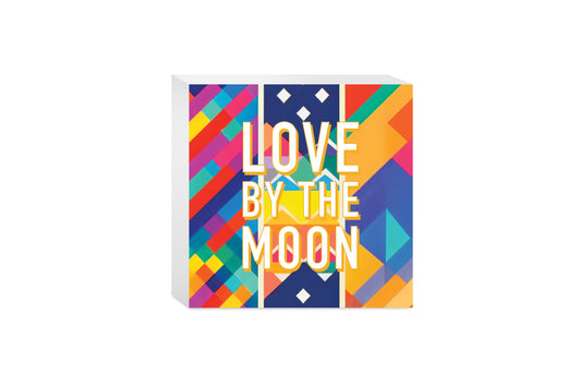 Love By The Moon | Wood Block | Eaches | Min 4