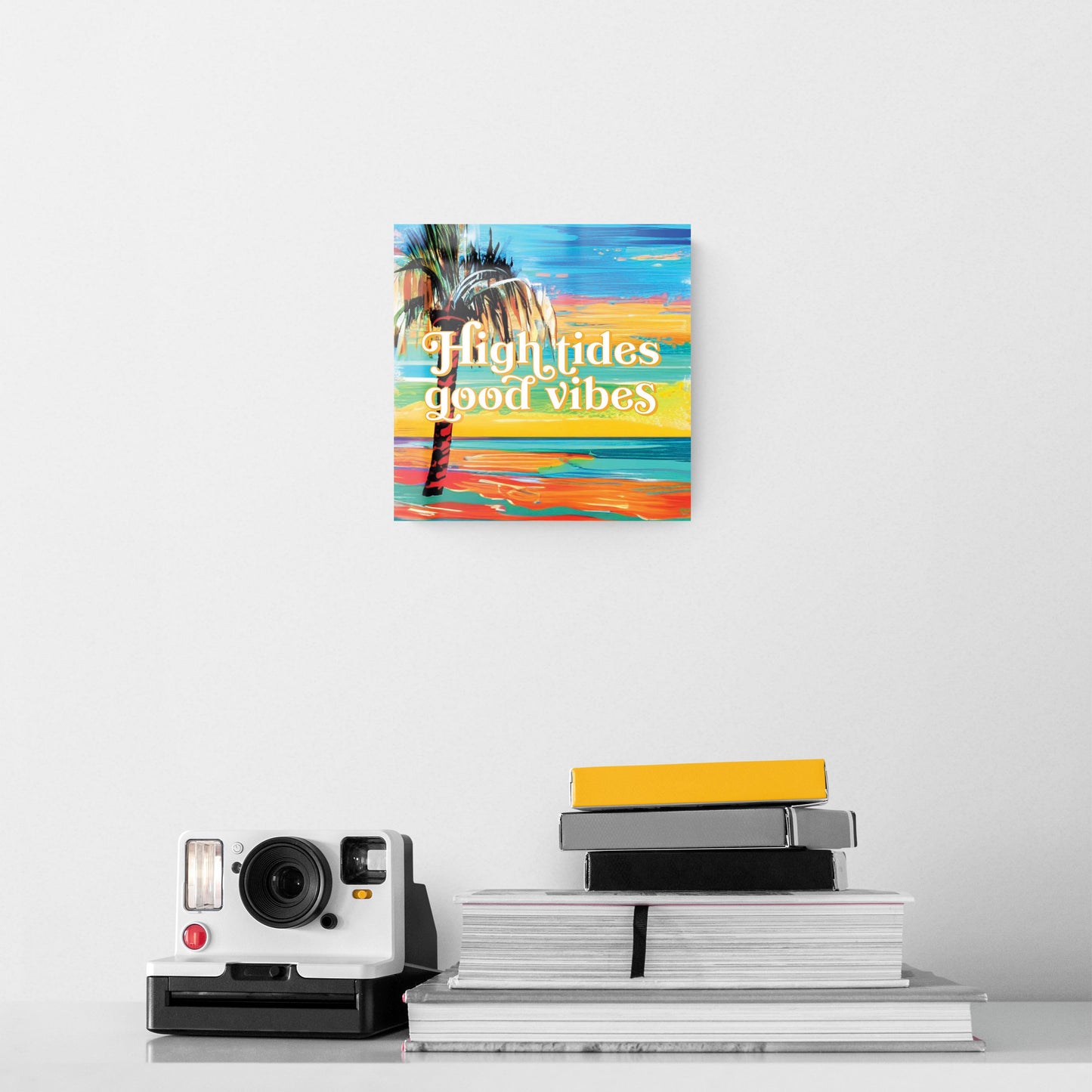 High Tides Good Vibes | Hi-Def Glass Art | Eaches | Min 2