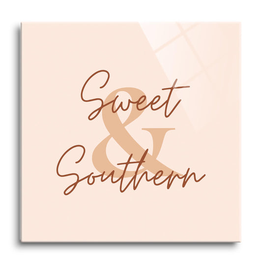 Modern Minimalist Texas Sweet Southern | Hi-Def Glass Art | Eaches | Min 1