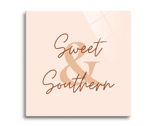 Modern Minimalist Texas Sweet Southern | Hi-Def Glass Art | Eaches | Min 2