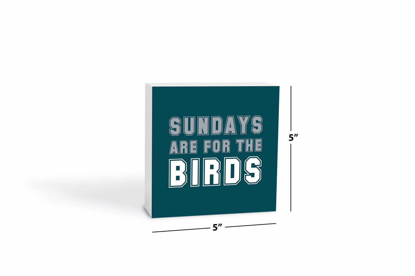 Modern Minimalist Pennsylvania Bird Sundays | Wood Block | Eaches | Min 4