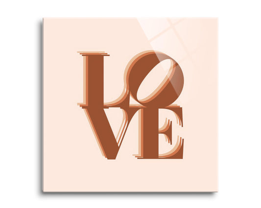 Modern Minimalist Pennsylvania Love Light | Hi-Def Glass Art | Eaches | Min 2