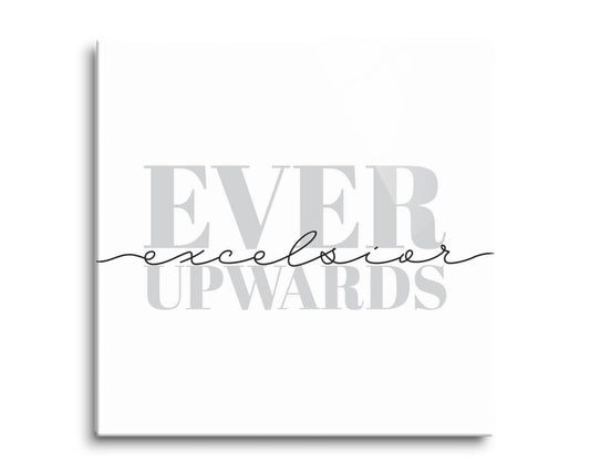 Minimalistic B&W New York Quip Excelsior | Hi-Def Glass Art | Eaches | Min 2