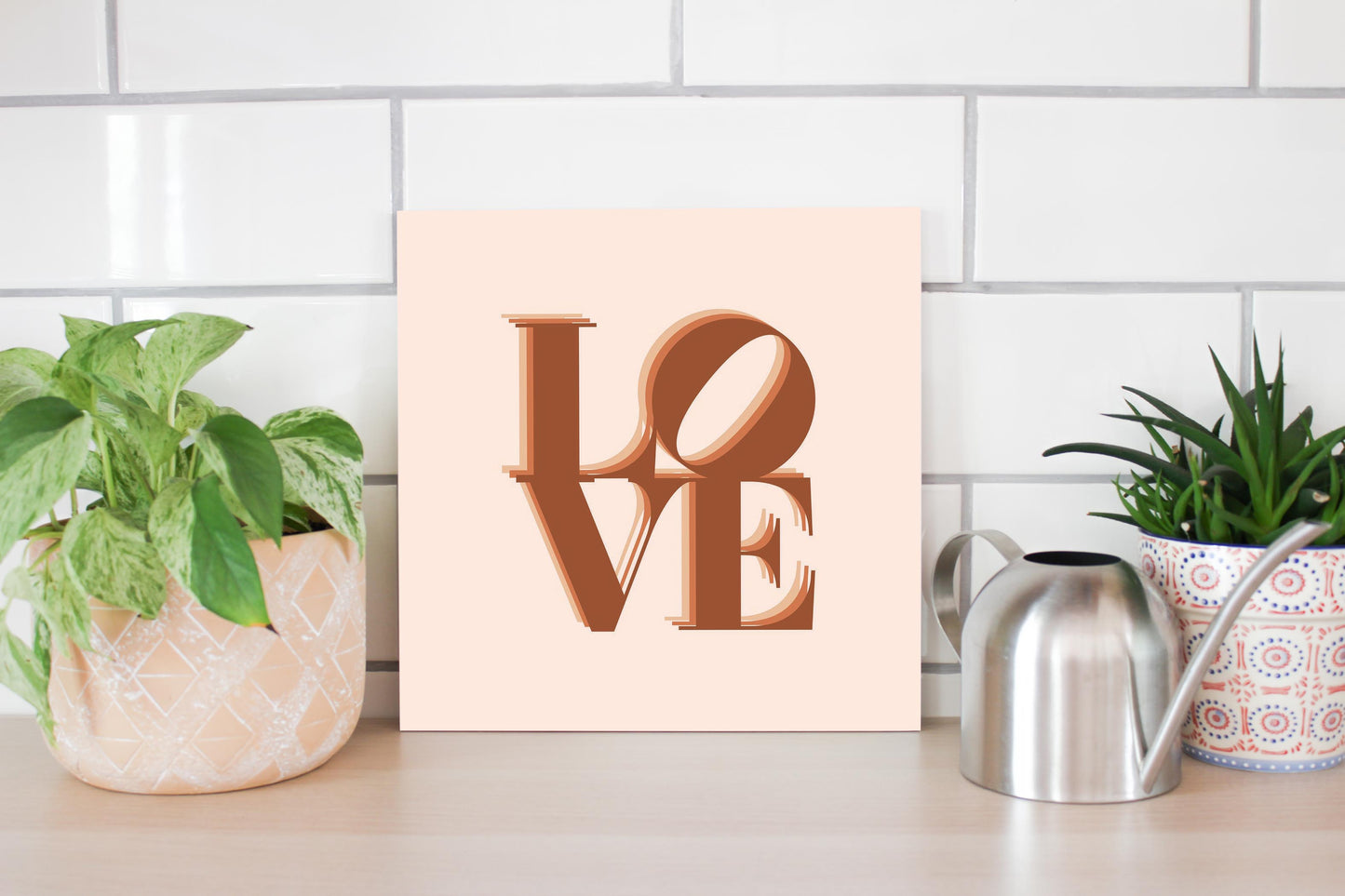 Modern Minimalist Pennsylvania Love Light | Wood Sign | Eaches | Min 2