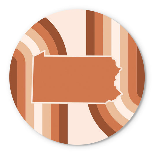 Modern Minimalist Pennsylvania State | Wood Sign | Eaches | Min 1