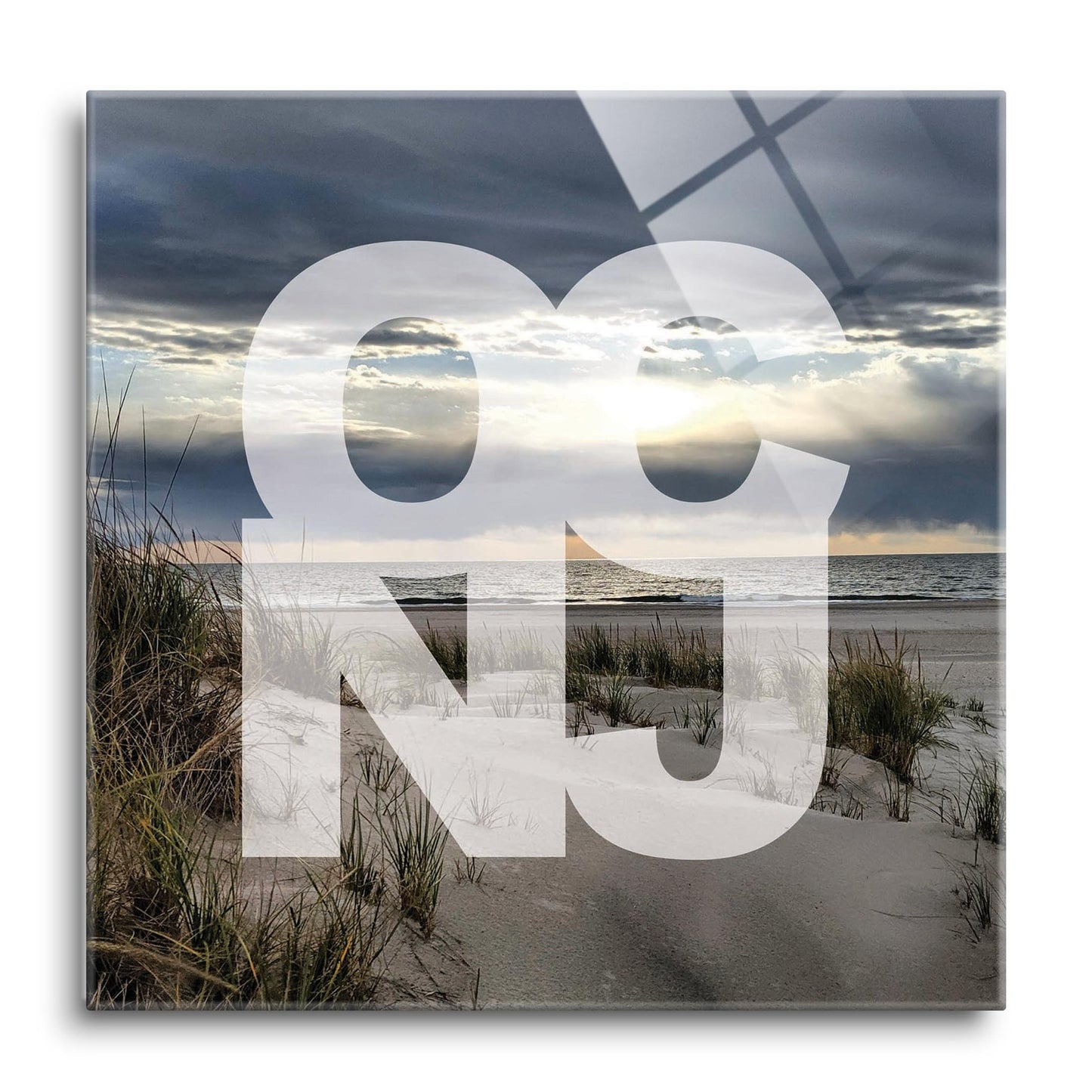 OCNJ Photo With Text | Hi-Def Glass Art | Eaches | Min 1