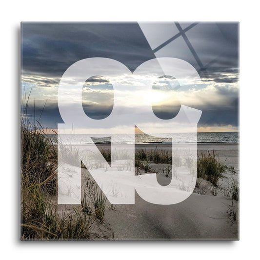 OCNJ Photo With Text | Hi-Def Glass Art | Eaches | Min 1