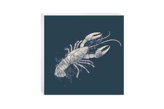 Louisiana Colorful Water Color Crawfish | Wood Block | Eaches | Min 2
