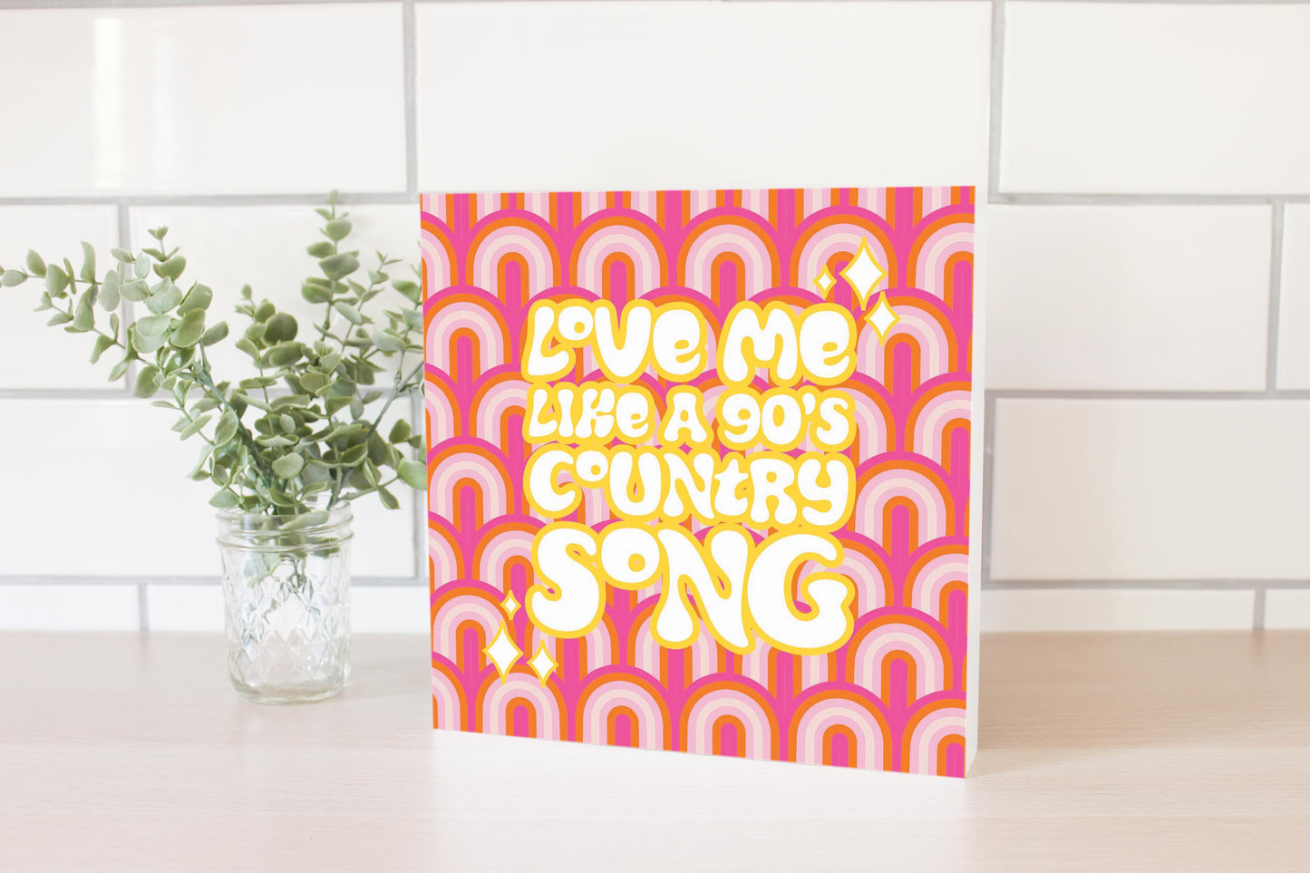 90S Country Song | Wood Block | Eaches | Min 2