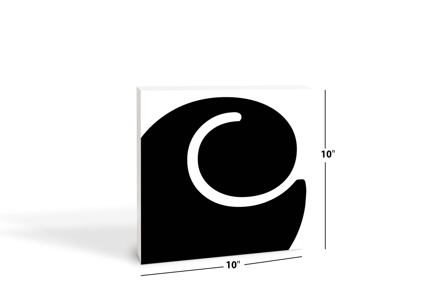 Fun Chunky Monogram C | Wood Block | Eaches | Min 2