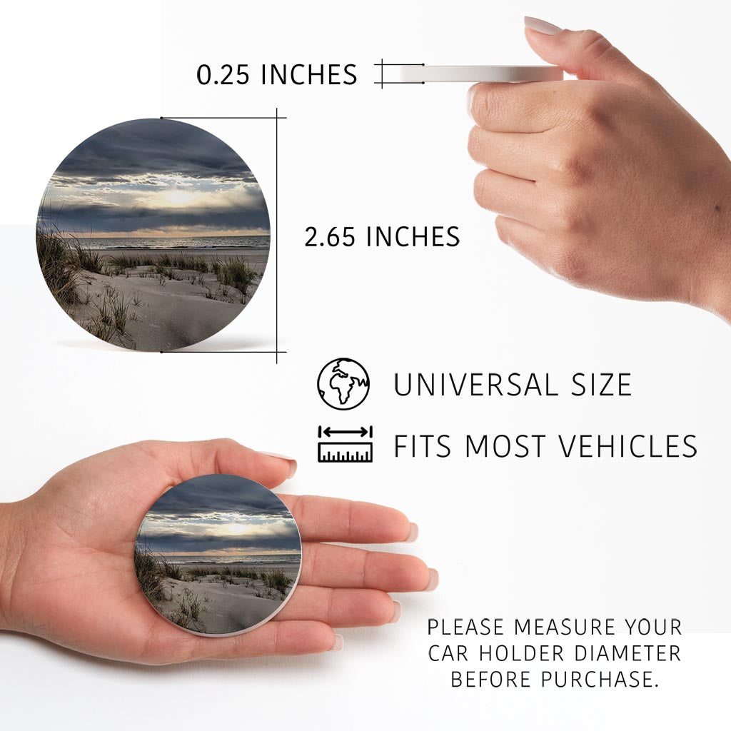 OCNJ Photo | Absorbent Car Coasters | Set of 2 | Min 4