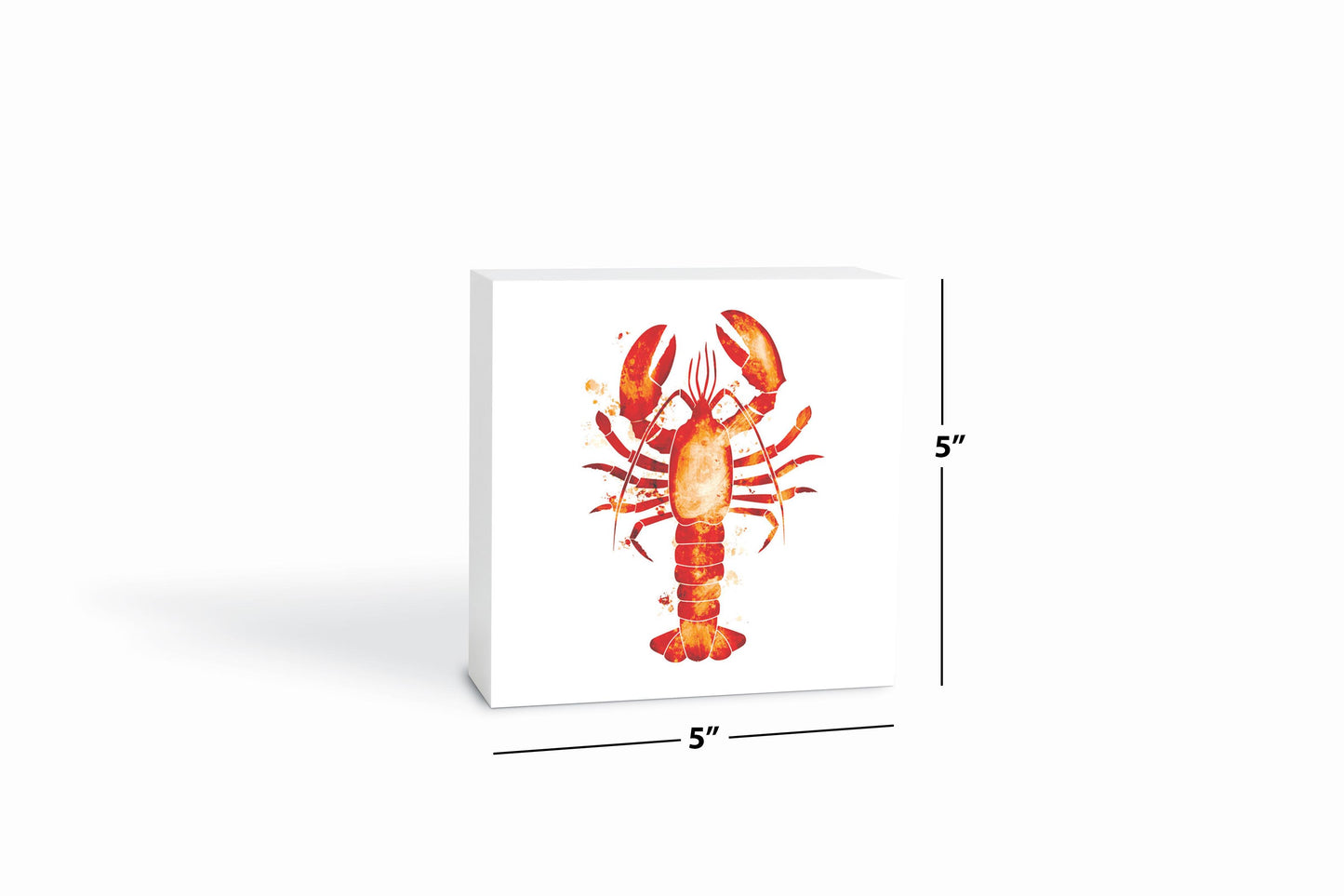 East Coast Water Color Lobster | Wood Block | Eaches | Min 4