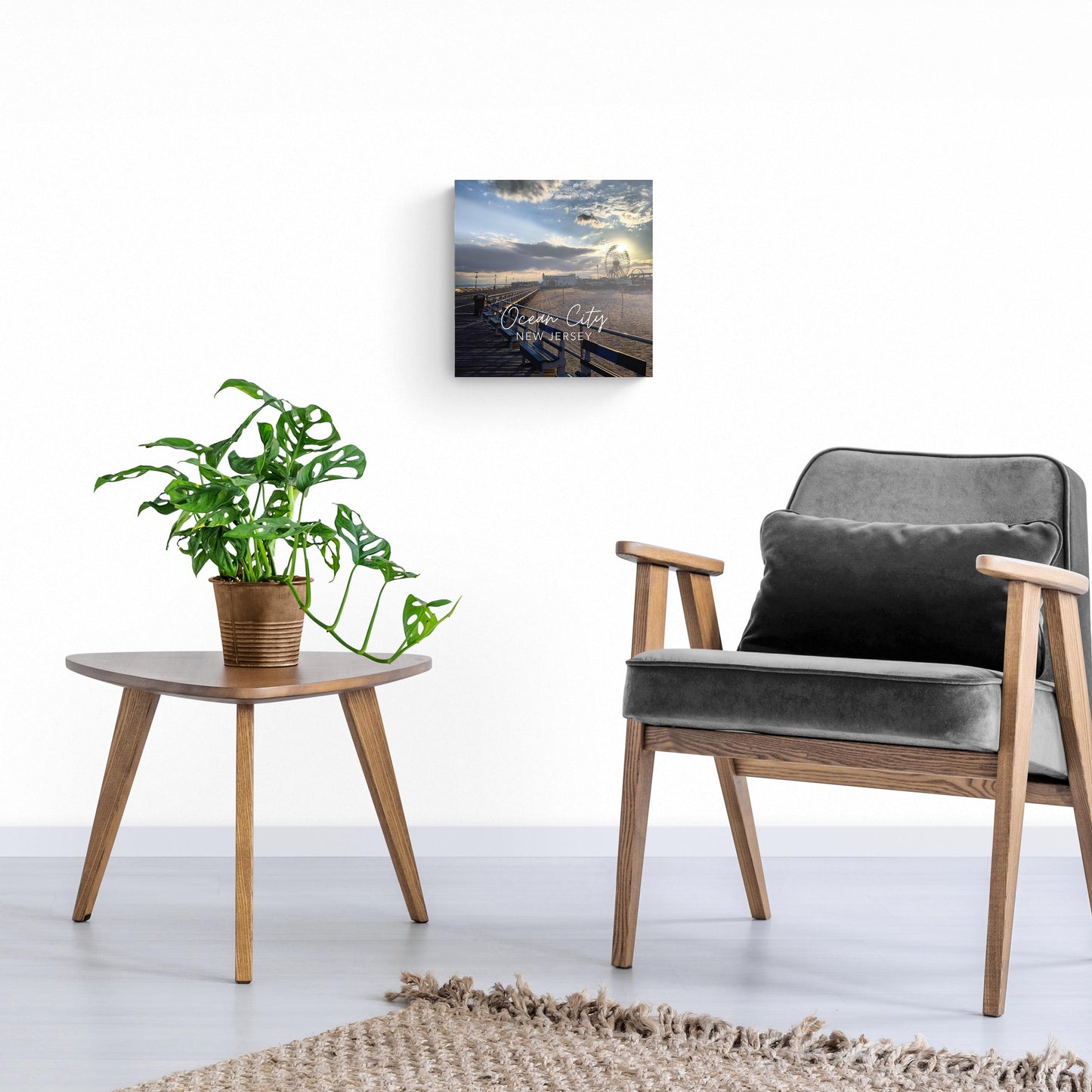 OCNJ Photo With Text | Hi-Def Glass Art | Eaches | Min 1