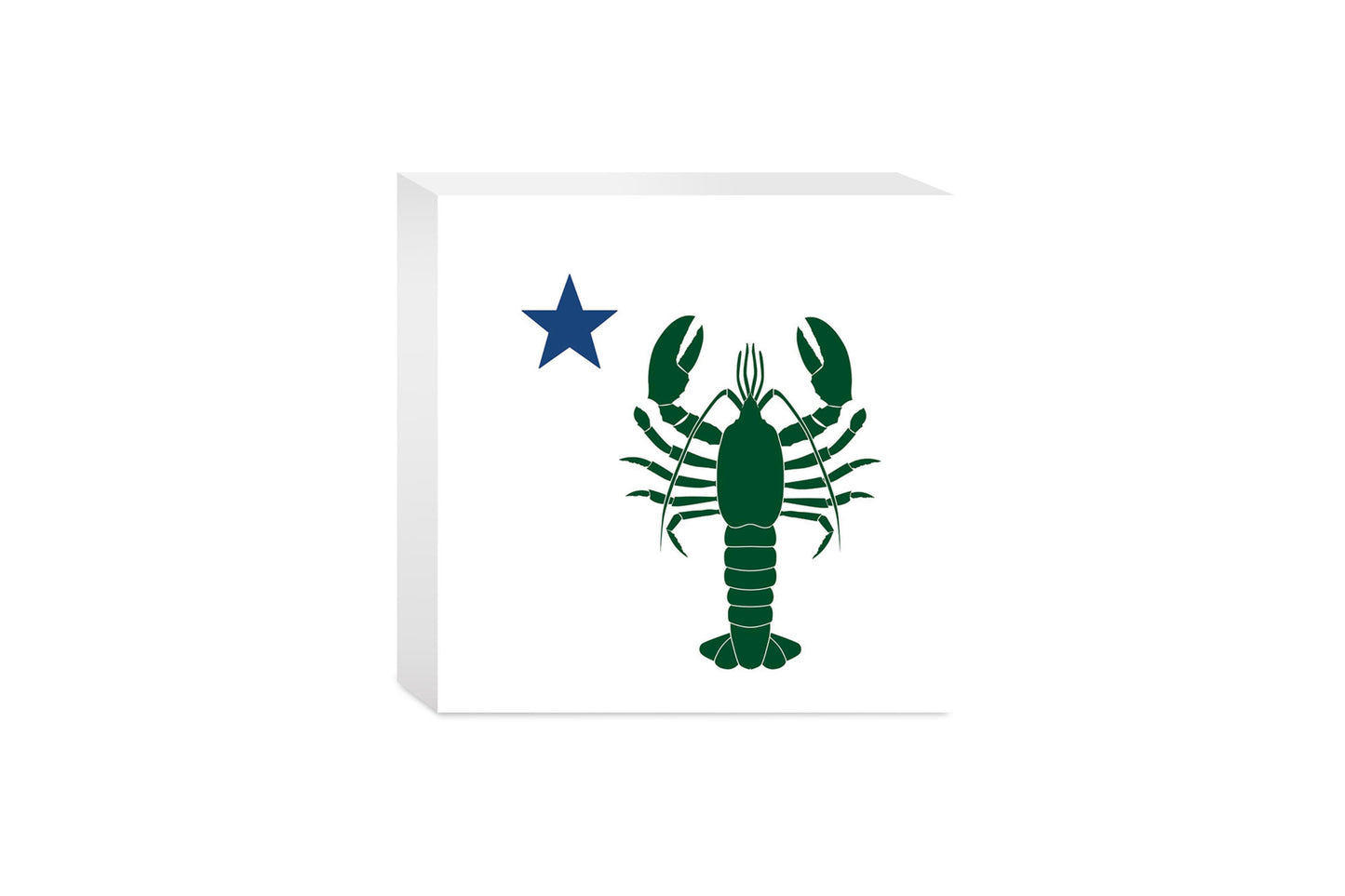 New England Star And Lobster | Wood Block | Eaches | Min 4