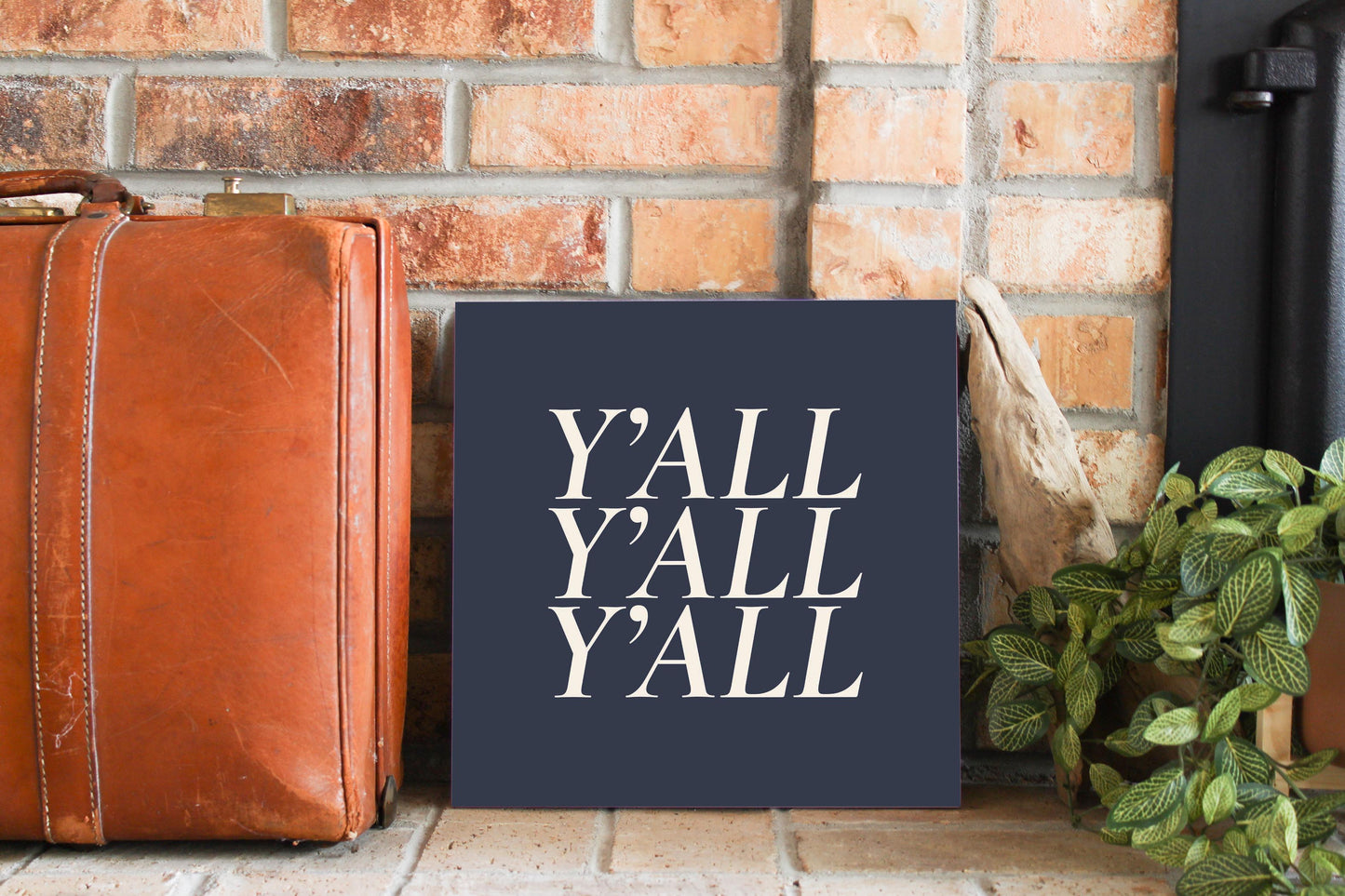 Modern Minimalist Texas Yall | Wood Sign | Eaches | Min 2