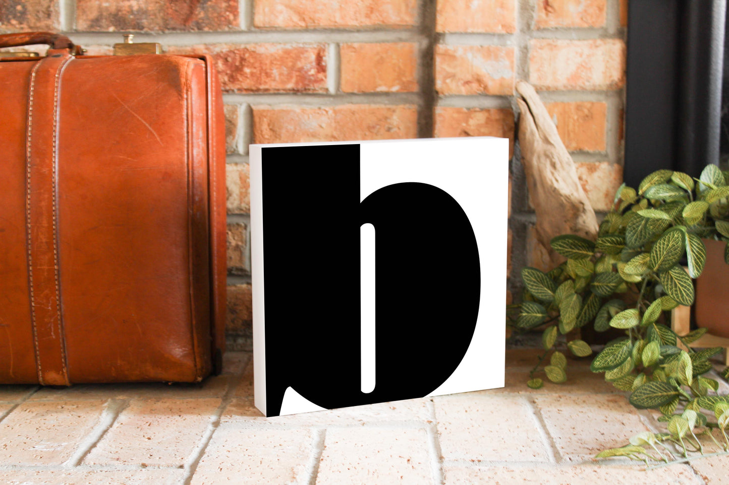 Fun Chunky Monogram B | Wood Block | Eaches | Min 2