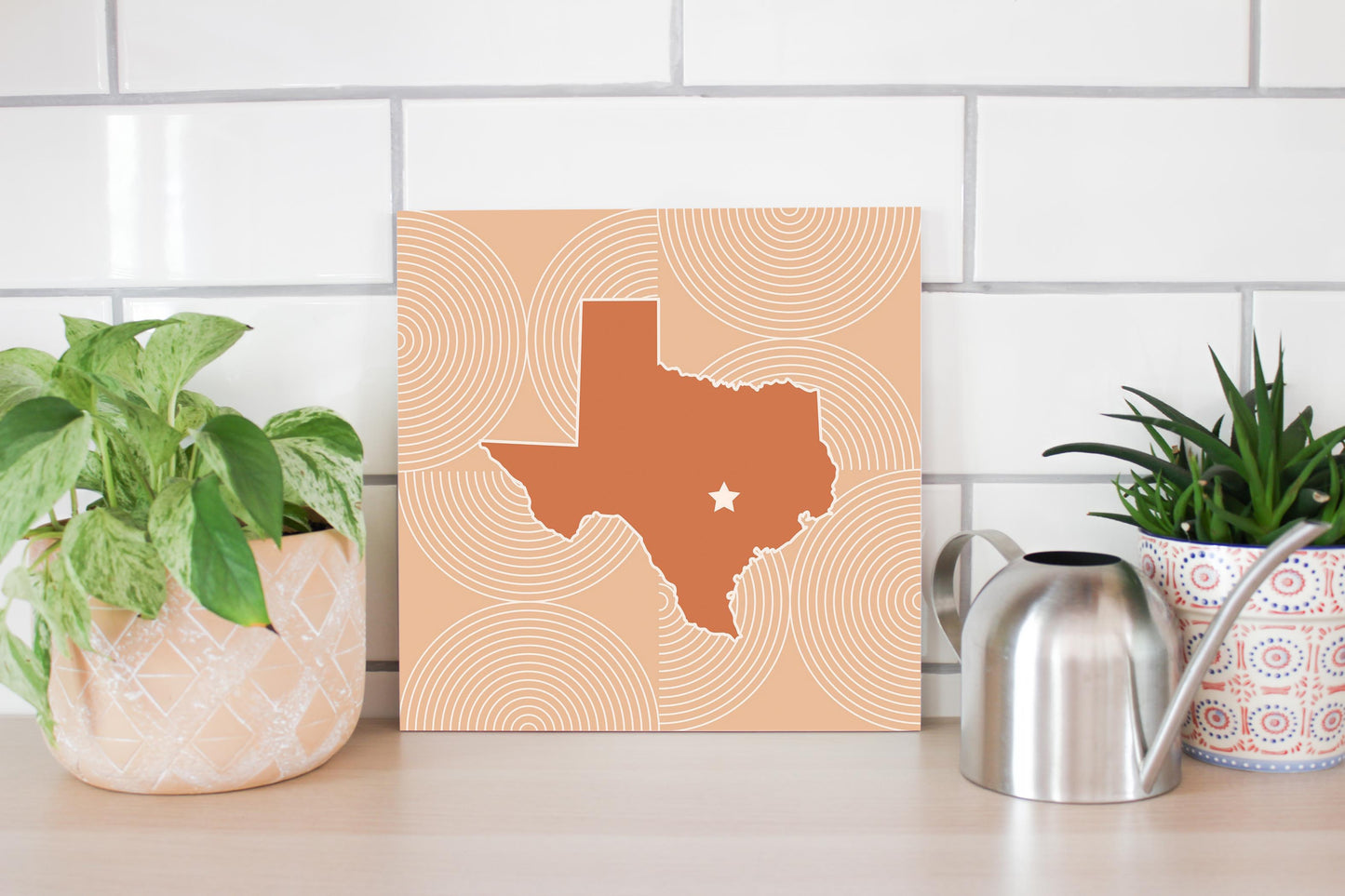 Modern Minimalist Texas Austin Star | Wood Sign | Eaches | Min 2