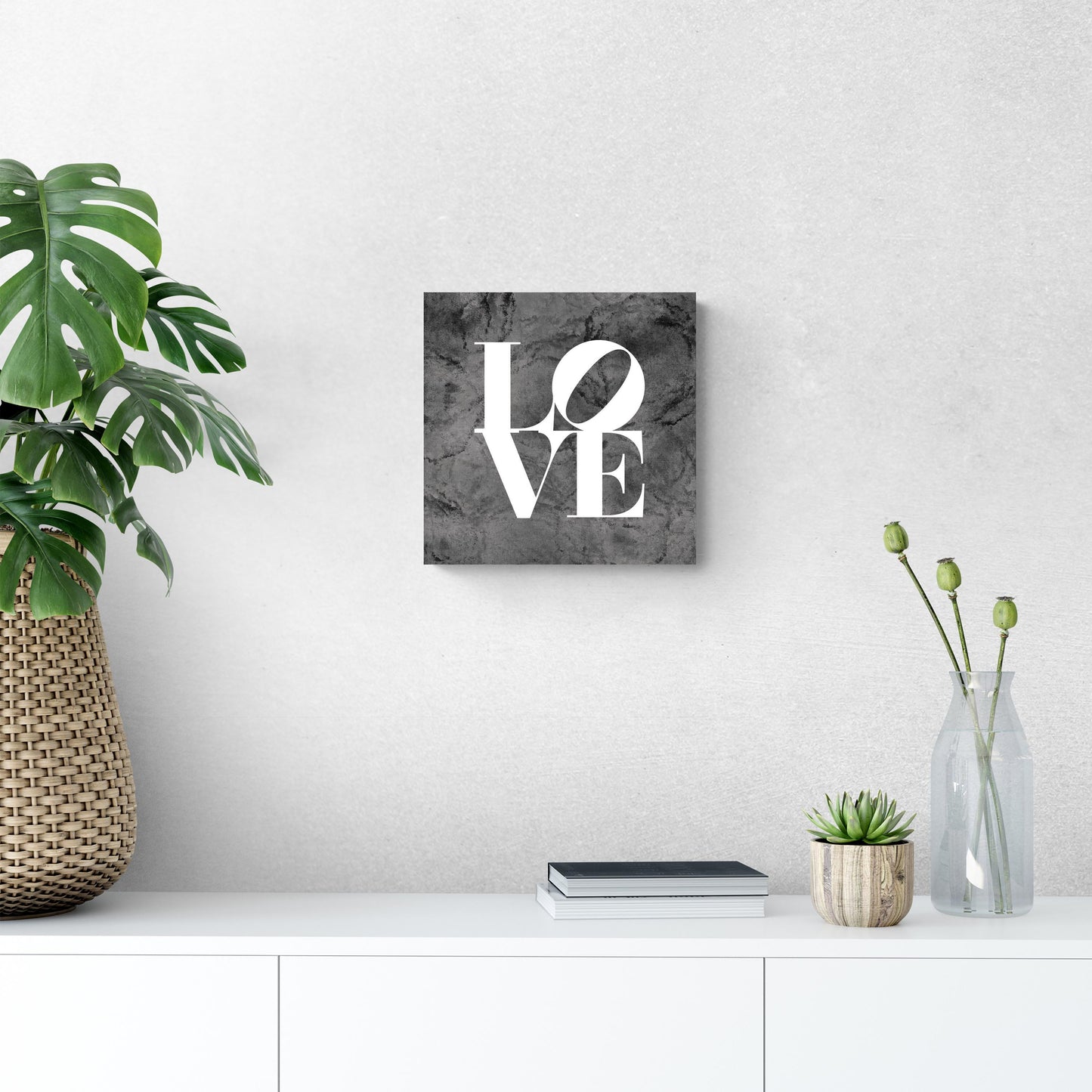 Minimalistic B&W Pennsylvania Love Dark | Wood Sign | Eaches | Min 2