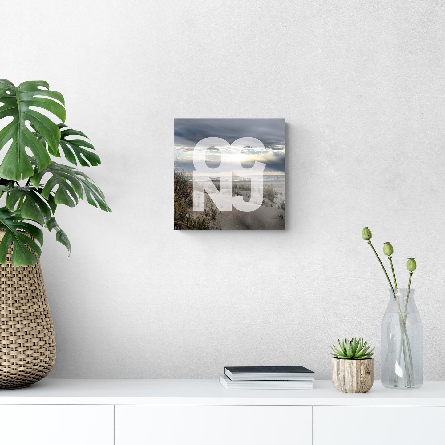 OCNJ Photo With Text | Hi-Def Glass Art | Eaches | Min 1