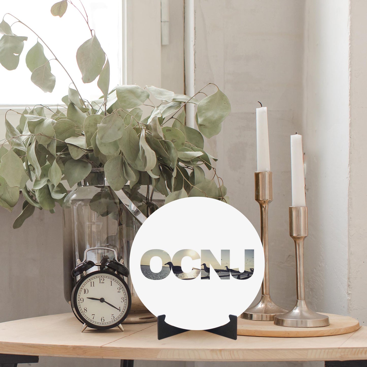 OCNJ Photo With Text | Wood Sign | Eaches | Min 1