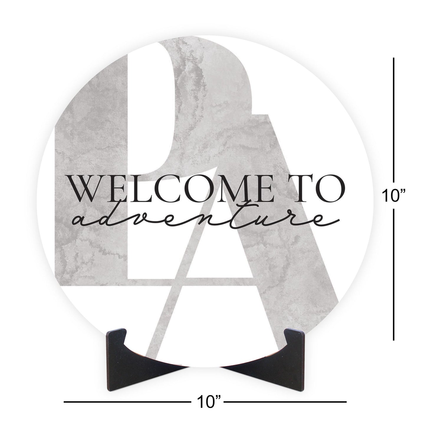 Minimalistic B&W Pennsylvania Adventure Quip | Wood Sign | Eaches | Min 1