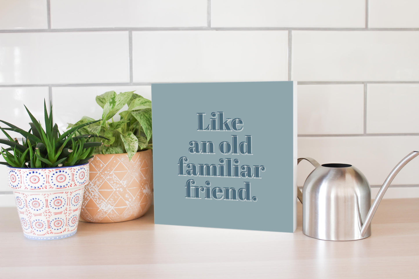 Modern Minimalist Arkansas Familiar Friend | Wood Block | Eaches | Min 2