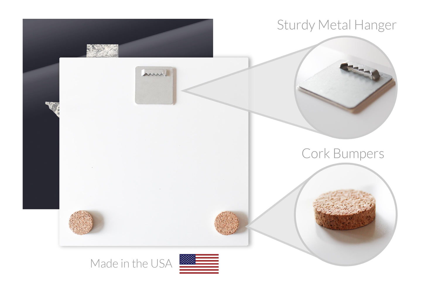 Modern Minimalist Texas Metal State Shape | Hi-Def Glass Art | Eaches | Min 2
