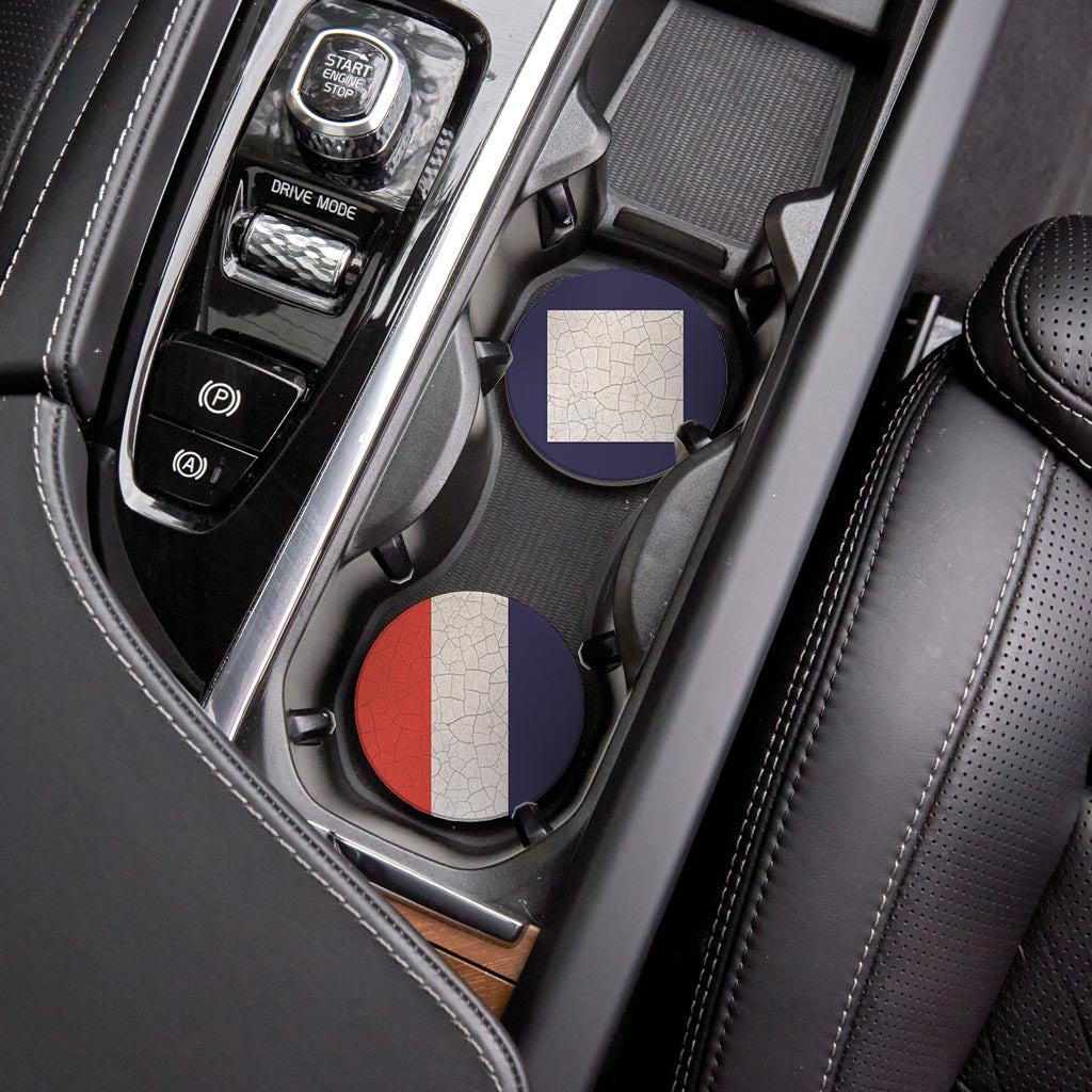 Nautical Flags | Absorbent Car Coasters | Set of 2 | Min 4